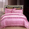 Van de het blad100%cotton 220*240cm*1 de roze kleur van het huisbeddegoed Fabriek Sales+86 15019980393