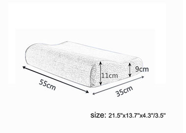 Met de hand gemaakt Koel Gel de Stof van het Koninginsize Memory Foam Pillow Geheugen Schuim