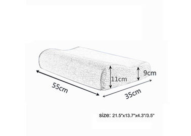 Nul Hoofdkussen van de het Schuimhals van het Drukgeheugen, Koningin Size Memory Foam Pillow