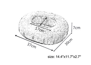 Van het Gelseat van de gezondheidsmat Koel van het Kussenhemorrhoid de Doughnutkussen in Ijszijde