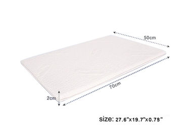 De witte Klantgerichte Badmatten van het het Geheugenschuim van de Bamboevezel Antislip
