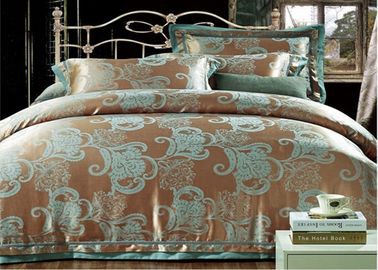 Het Beddegoed van Tencel van het floradekbed/het Beddegoedreeksen van het Land met Jacquard