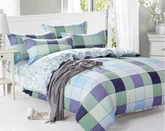 Volledig - grootte/Tweelinggrootte Gedrukte het Bladreeksen van het Huisbed, Luxe President Suite Bedding Set