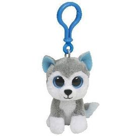 Husky Hond vulde Dierlijk Pluchestuk speelgoed het Grijze/Witte/Rijstwit van Keychain,